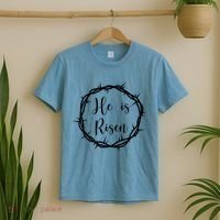 He Is Risen Easter Christ T-Shirt thumb 2