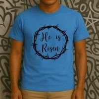 He Is Risen Easter Christ T-Shirt thumb 3