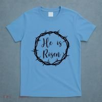 He Is Risen Easter Christ T-Shirt thumb 4