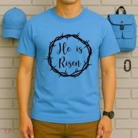 He Is Risen Easter Christ T-Shirt thumb 5