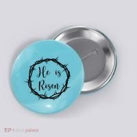 He Is Risen Easter Christ Button thumb 0