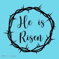 He Is Risen Easter Christ Button thumb 1