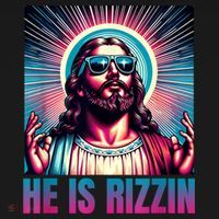 He Is Rizzin Jesus Is Rizzen Women's Hoodie thumb 2