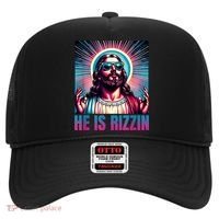 He Is Rizzin Jesus Is Rizzen Hat thumb 0