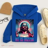 He Is Rizzin Jesus Is Rizzen Hoodie thumb 4