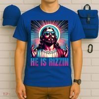 He Is Rizzin Jesus Is Rizzen T-Shirt thumb 6