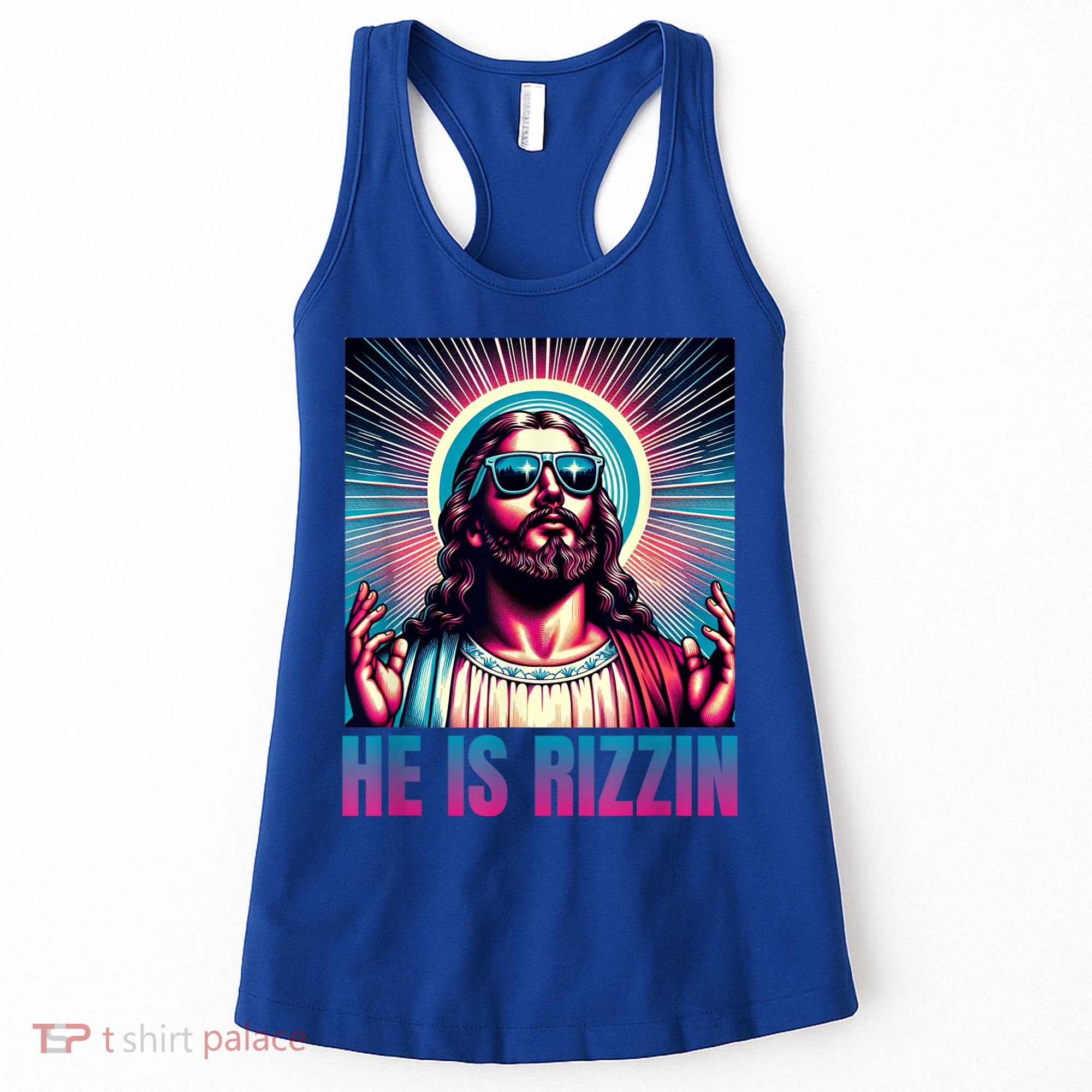 He Is Rizzin Jesus Is Rizzen Women's Tank Top