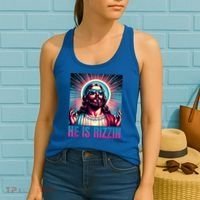 He Is Rizzin Jesus Is Rizzen Women's Tank Top thumb 2