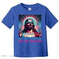 He Is Rizzin Jesus Is Rizzen Toddler T-Shirt thumb 0