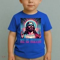 He Is Rizzin Jesus Is Rizzen Toddler T-Shirt thumb 2