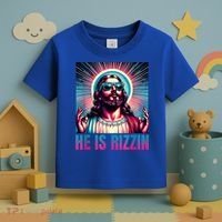 He Is Rizzin Jesus Is Rizzen Toddler T-Shirt thumb 3