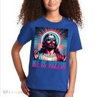 He Is Rizzin Jesus Is Rizzen Kids T-Shirt thumb 2
