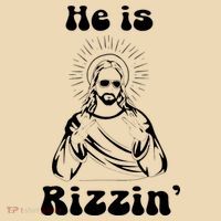 He Is Rizzin Jesus Is Rizzen Funny Tote Bag thumb 4