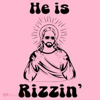 He Is Rizzin Jesus Is Rizzen Funny Coaster thumb 2