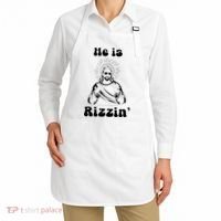 He Is Rizzin Jesus Is Rizzen Funny Apron thumb 2