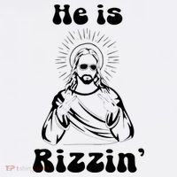 He Is Rizzin Jesus Is Rizzen Funny Mousepad thumb 1