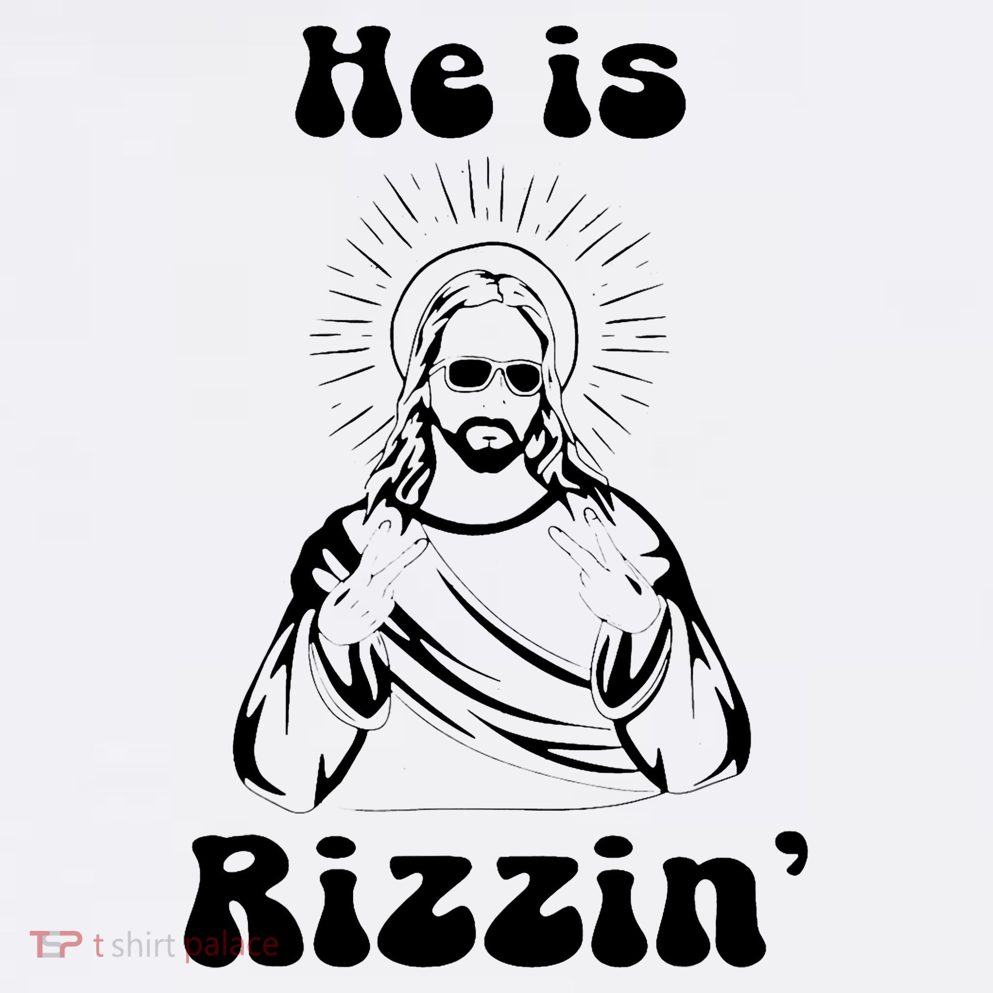 He Is Rizzin Jesus Is Rizzen Funny Visor