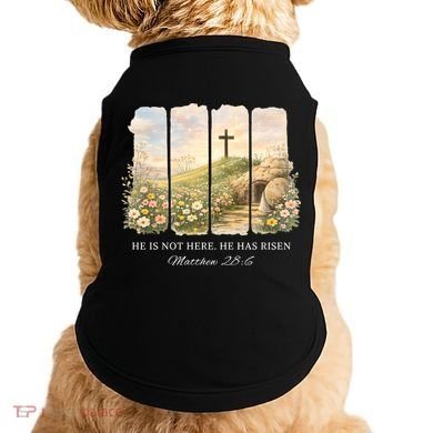 He Is Risen Doggie Tank