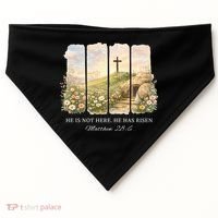 He Is Risen USA-Made Doggie Bandana thumb 0