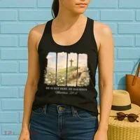 He Is Risen Women's Tank Top thumb 2