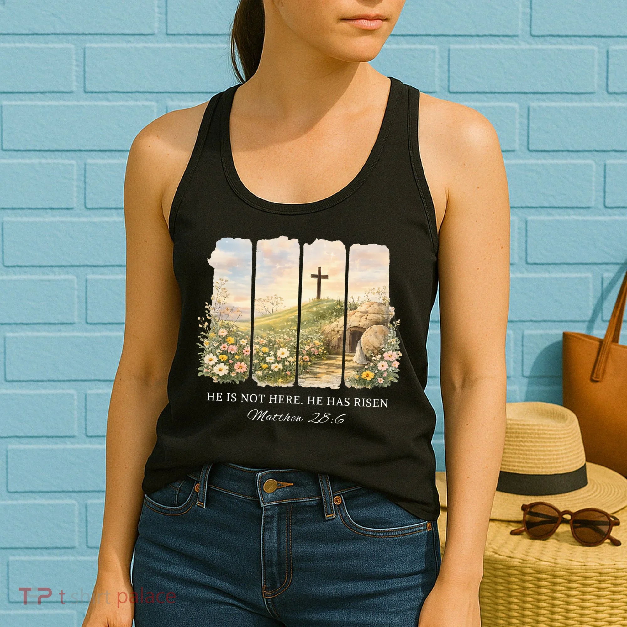 He Is Risen Women's Tank Top
