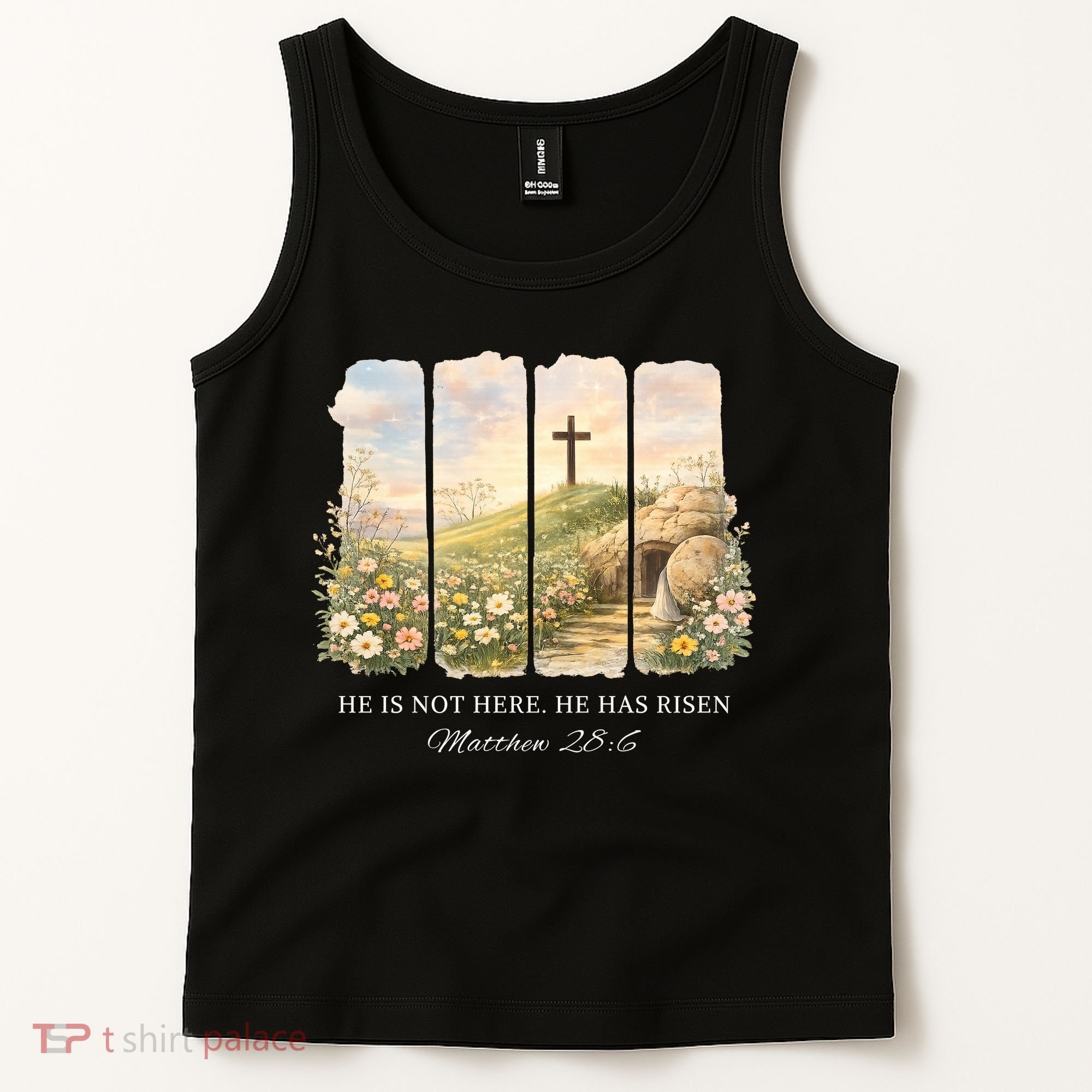 He Is Risen Tank Top