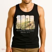 He Is Risen Tank Top thumb 3