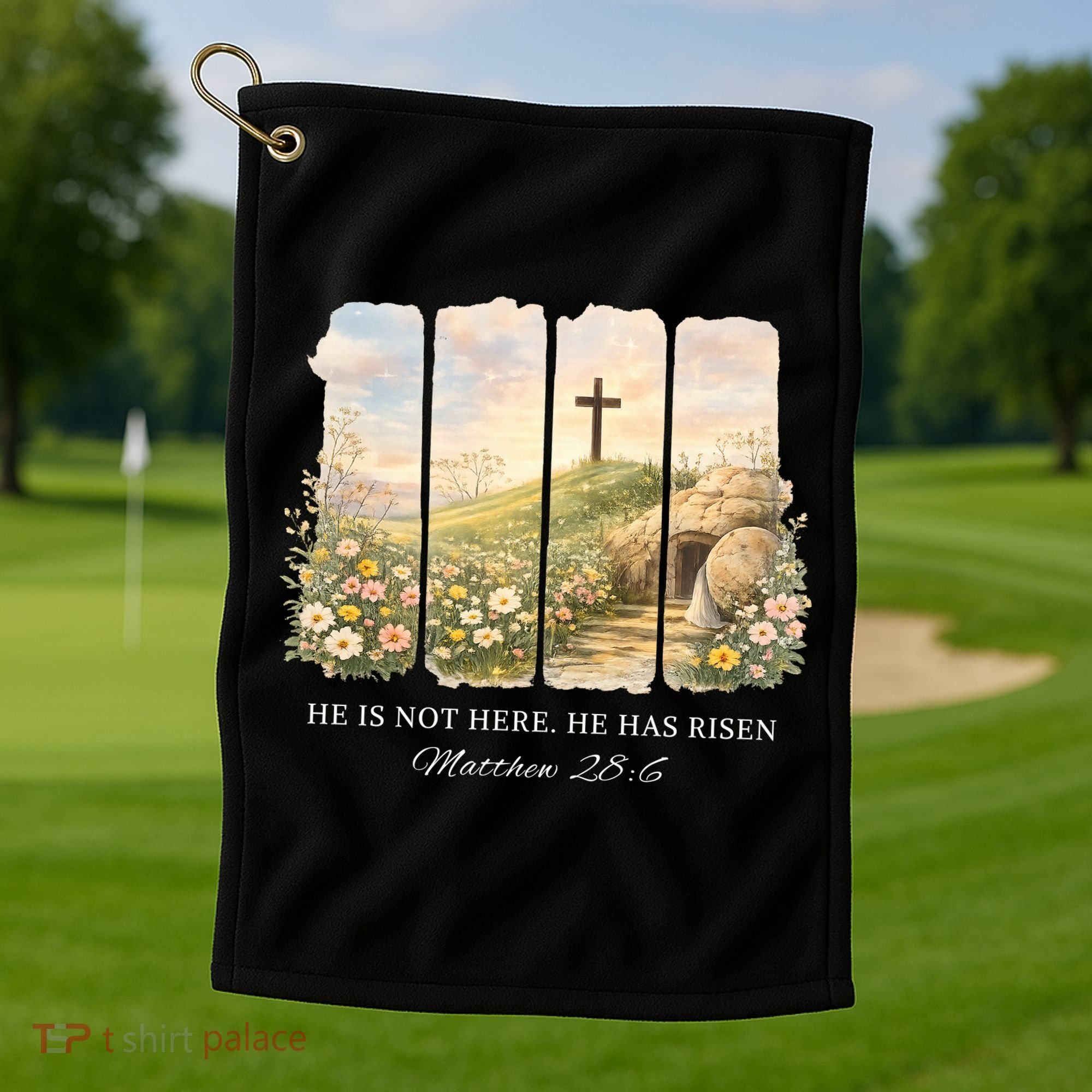 He Is Risen Golf Towel