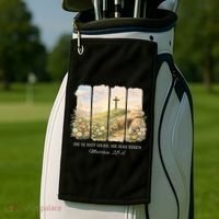 He Is Risen Golf Towel thumb 2