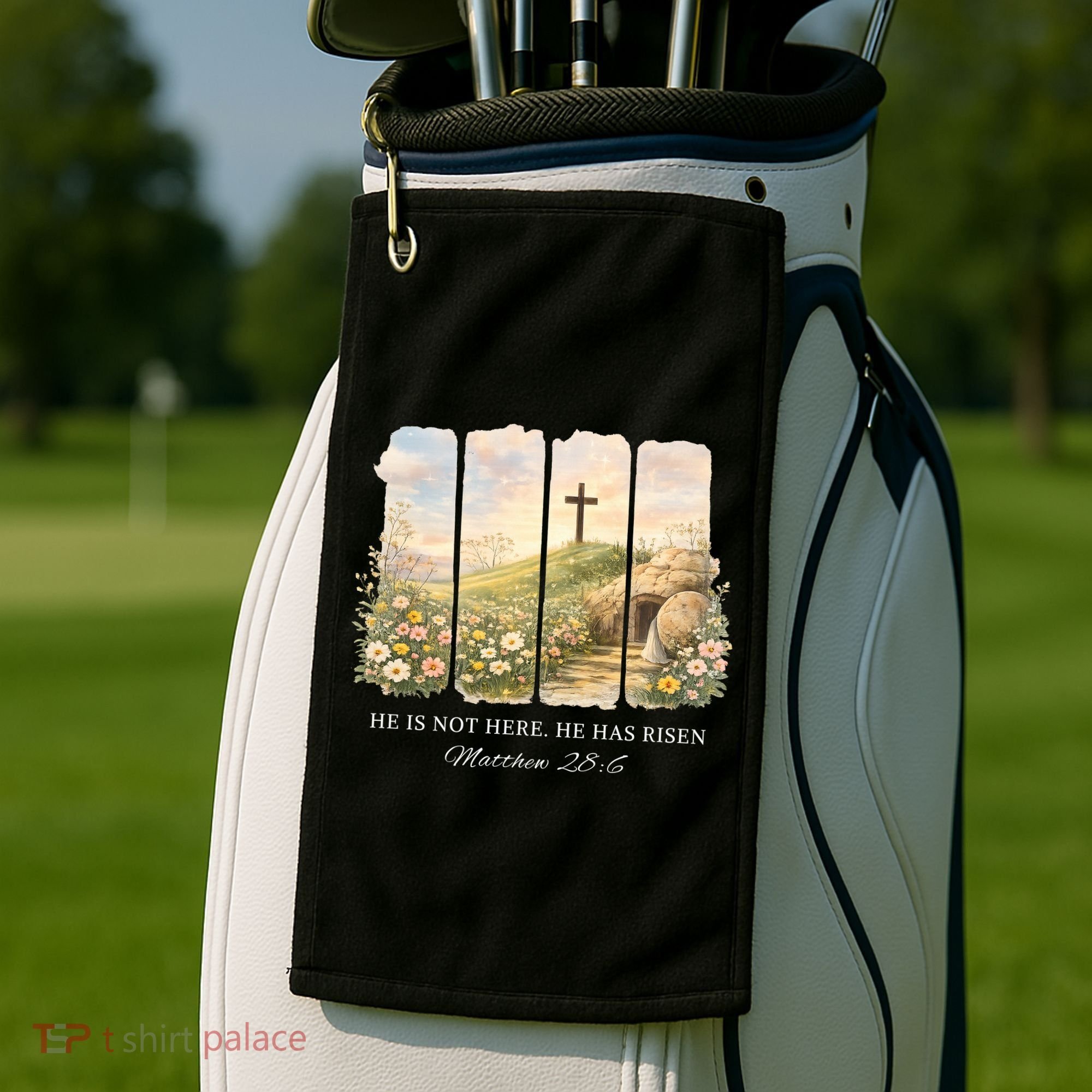 He Is Risen Golf Towel
