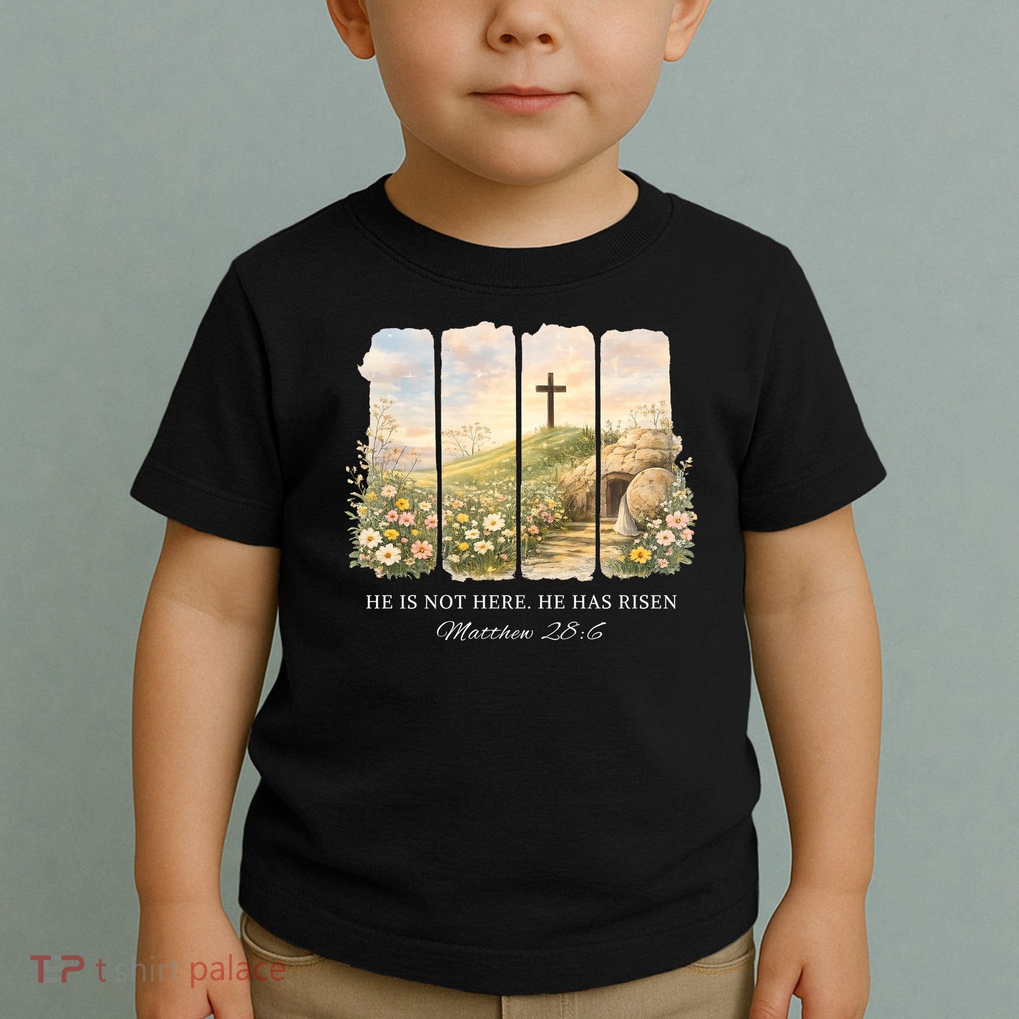 He Is Risen Toddler T-Shirt