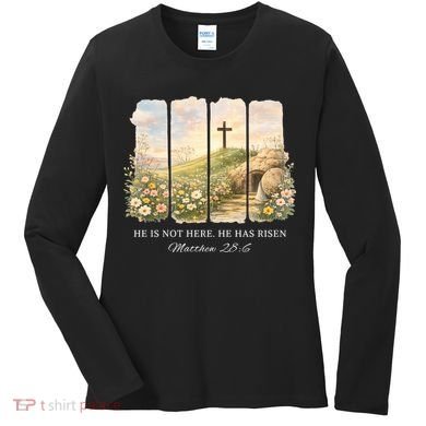 He Is Risen Women's Long Sleeve Shirt