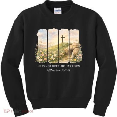 He Is Risen Kids Sweatshirt