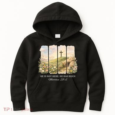 He Is Risen Kids Hoodie