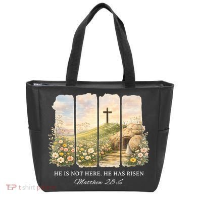 He Is Risen Tote Bag