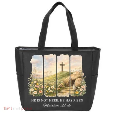He Is Risen Tote Bag