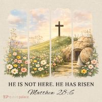 He Is Risen T-Shirt thumb 2