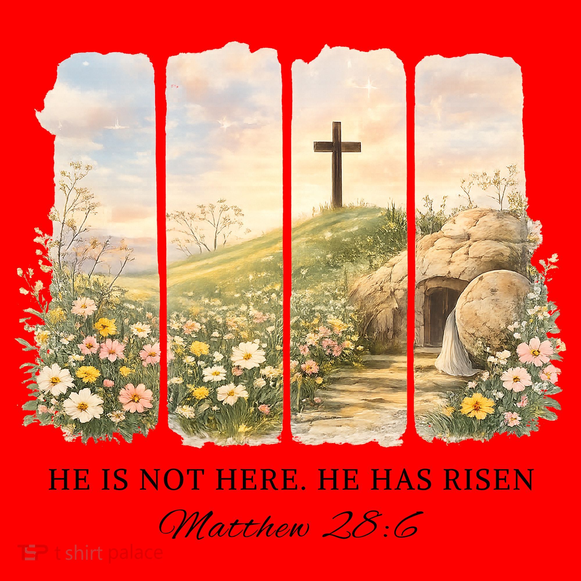He Is Risen Santa Hat
