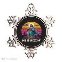 He Is Rizzen Jesus Is Rizzen Cool Jesus Jesus Has Rizzen Ornament thumb 0