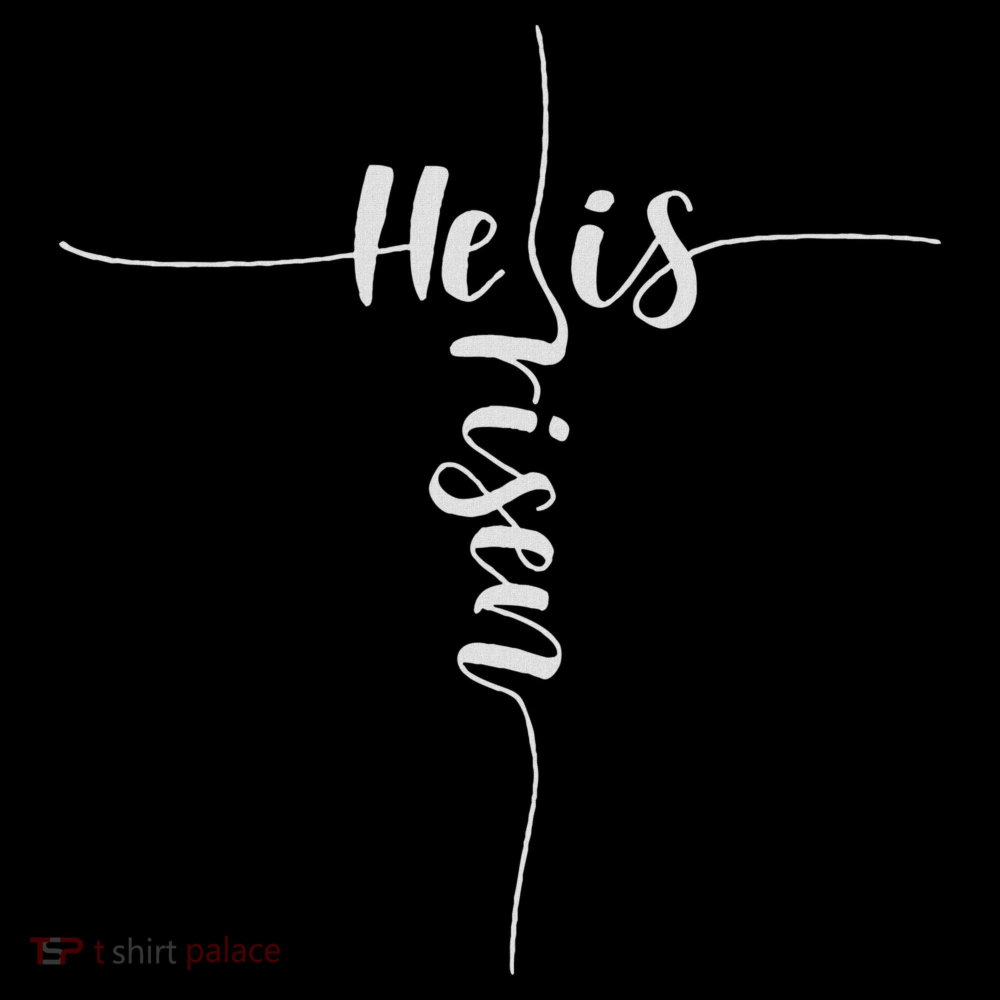 He Is Risen Cross Jesus For Christian Easter Day Sweatshirt