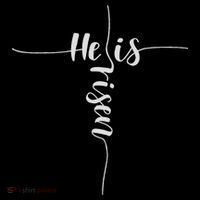 He Is Risen Cross Jesus For Christian Easter Day Coaster thumb 2