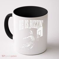 He Is Rizzin Funny Jesus Basketball Meme Coffee Mug thumb 0