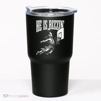 He Is Rizzin Funny Jesus Basketball Meme Tumbler thumb 0