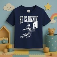 He Is Rizzin Funny Jesus Basketball Meme Toddler T-Shirt thumb 3
