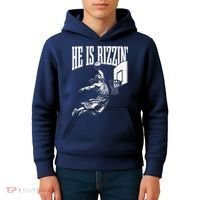 He Is Rizzin Funny Jesus Basketball Meme Kids Hoodie thumb 4