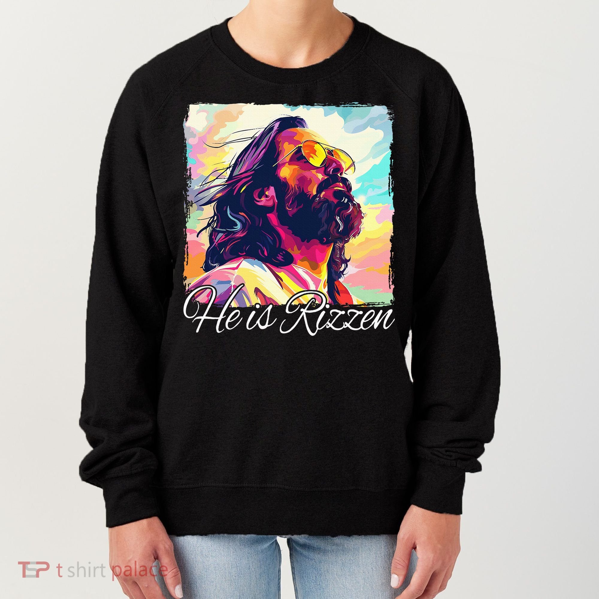 He Is Rizzen Jesus Women's Sweatshirt
