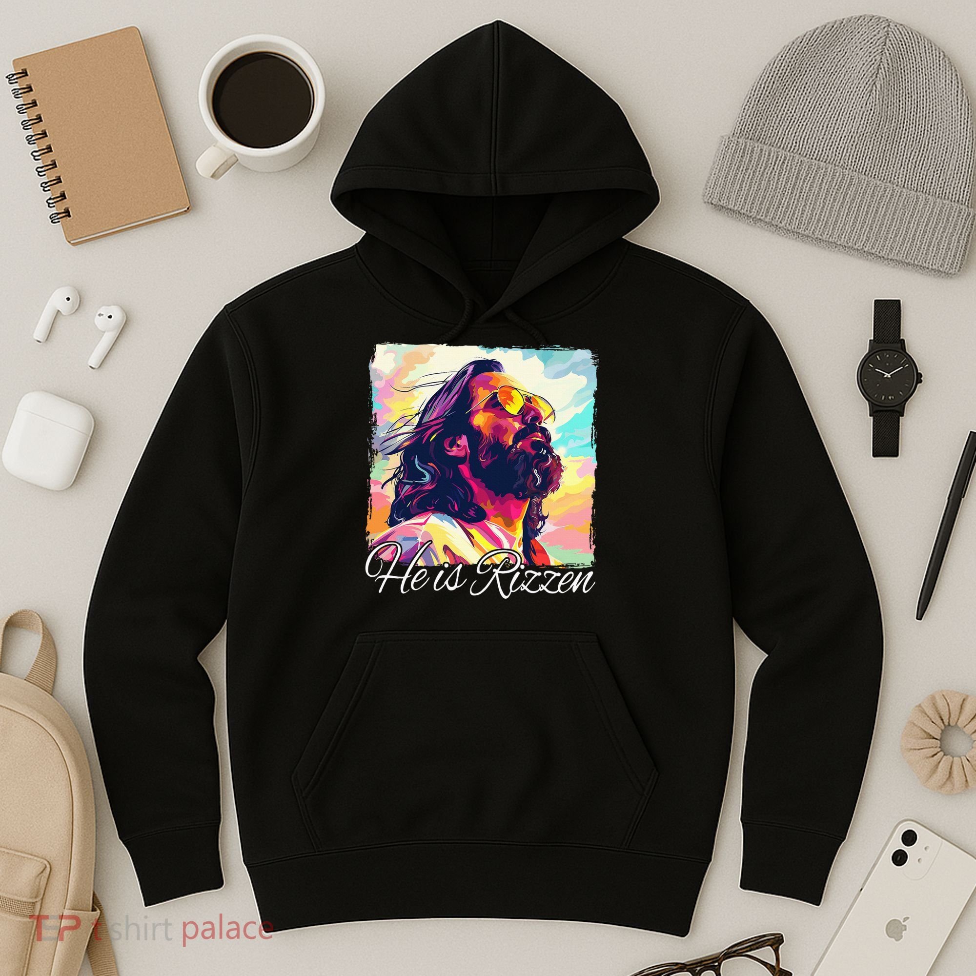 He Is Rizzen Jesus Hoodie