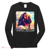 He Is Rizzen Jesus Long Sleeve Shirt thumb 0