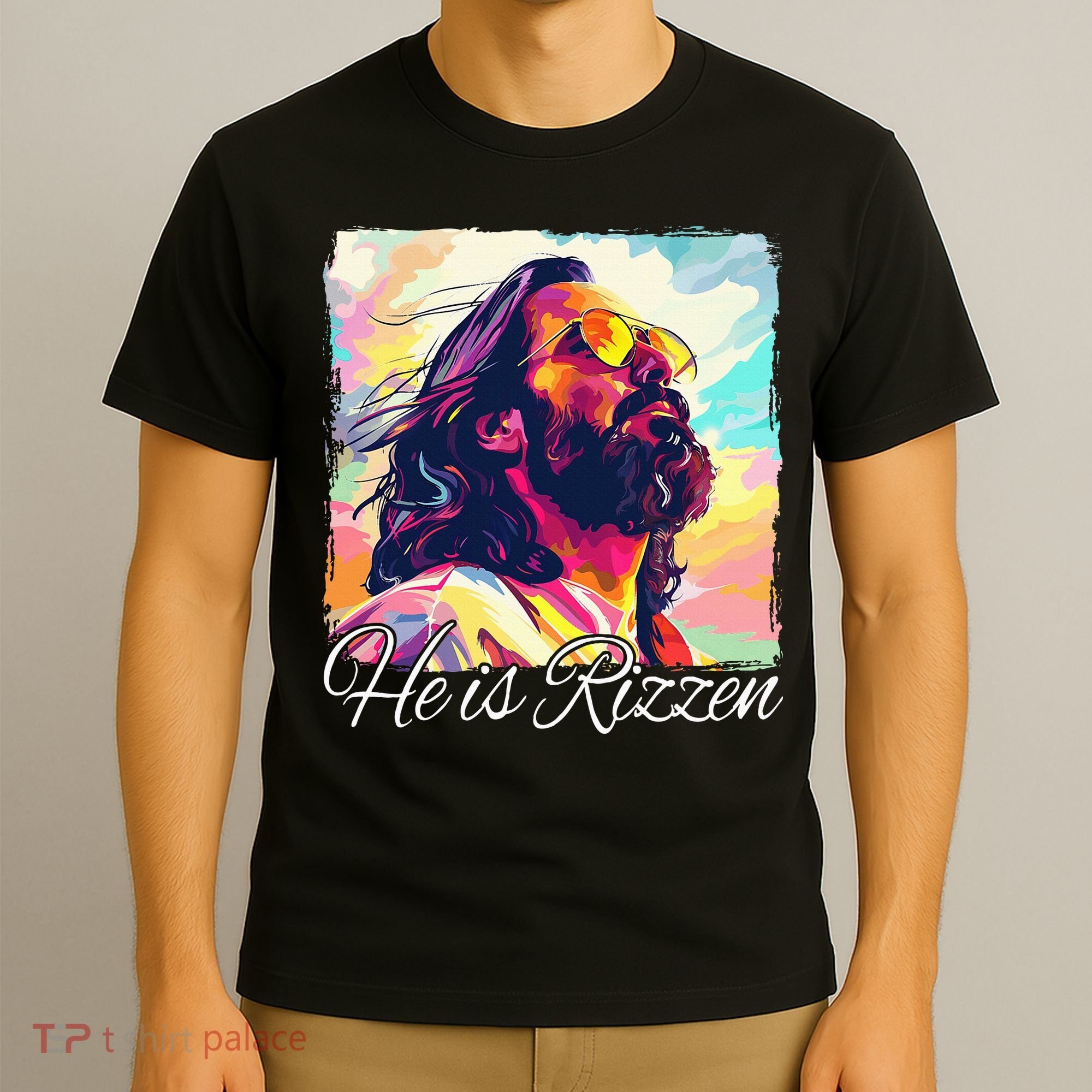 He Is Rizzen Jesus T-Shirt