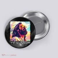 He Is Rizzen Jesus Button thumb 0